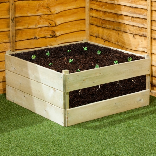 Double Window Raised Bed